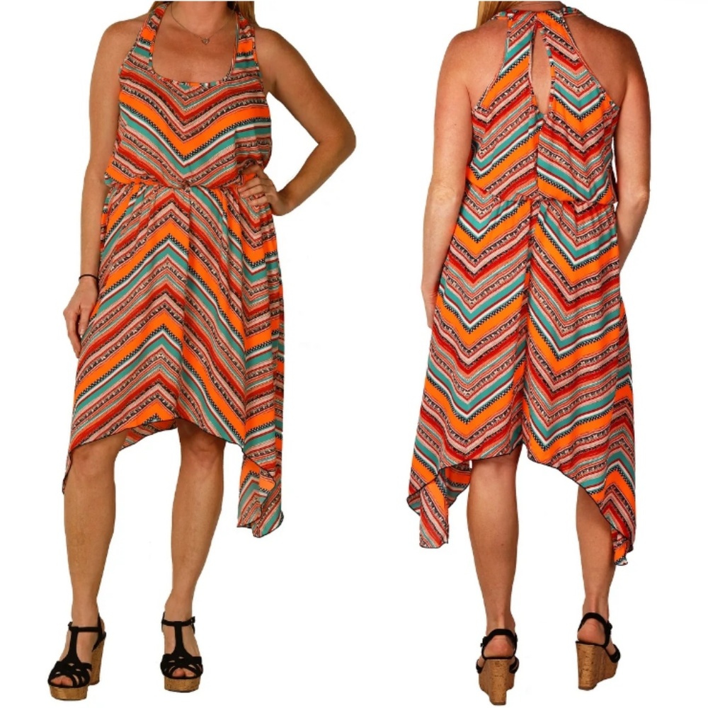💥SOLD💥Love Squared Jr Plus 'Shark-Bottom' Dress SIZE 1X